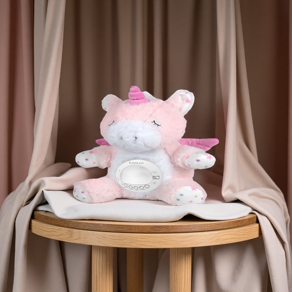 Cross-border children's soothing night light projection Doll Series Cartoon animal dolls, 60 pieces of music, boy and girl baby soothing toys Item Picture