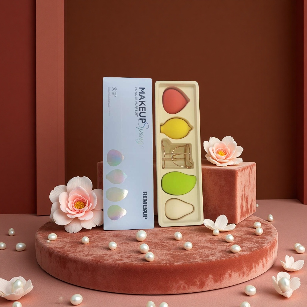 散装美妆蛋粉扑口红彩妆工具多功能粉饼化妆用品套装适用全脸补妆