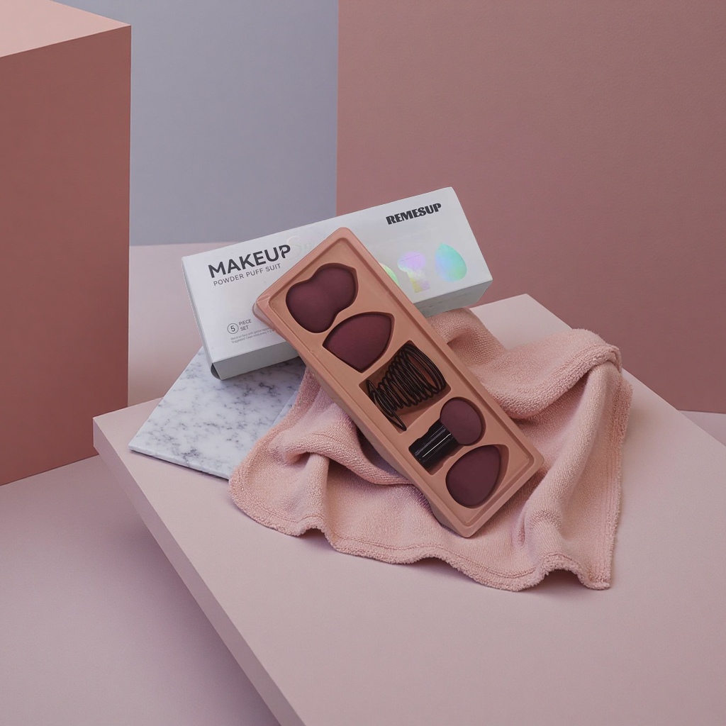 粉扑、美妆蛋实物图