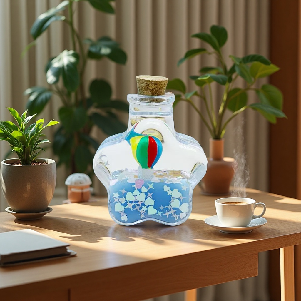 星星瓶小号摆件创意摆件新款热气球系列