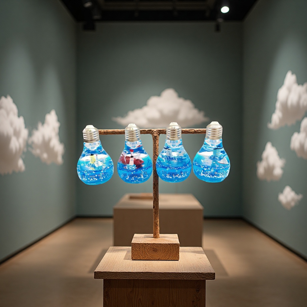 水晶工艺品实物图
