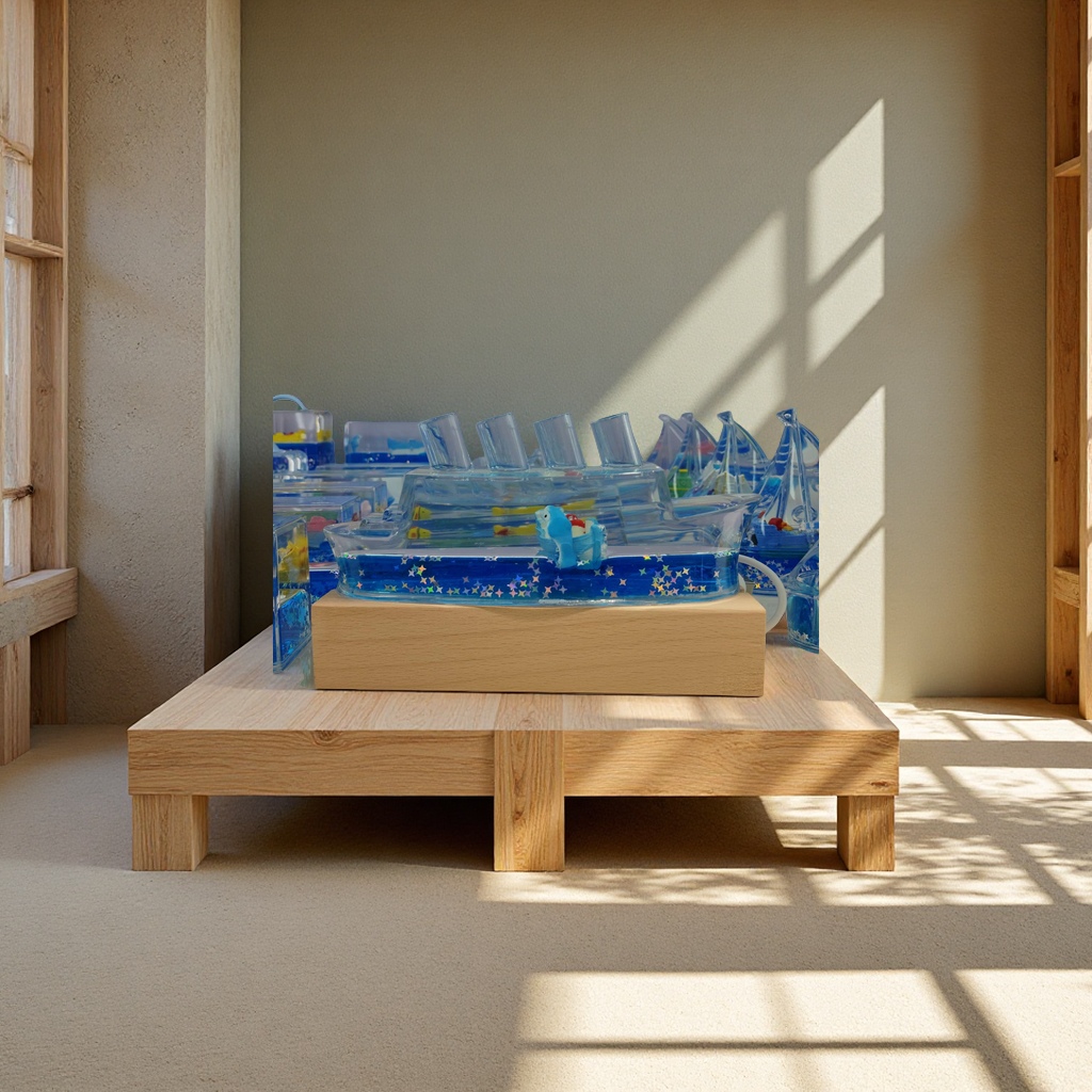 泰坦船摆件彩船系列