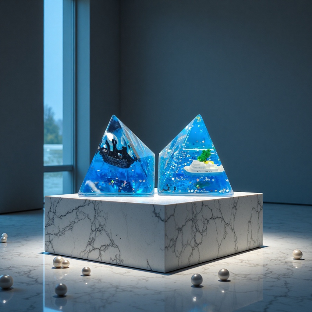 水晶工艺品实物图