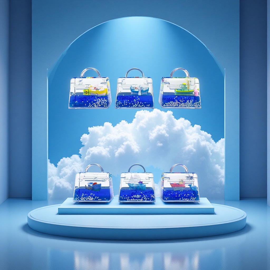 彩船系列摆件包包挎包摆件