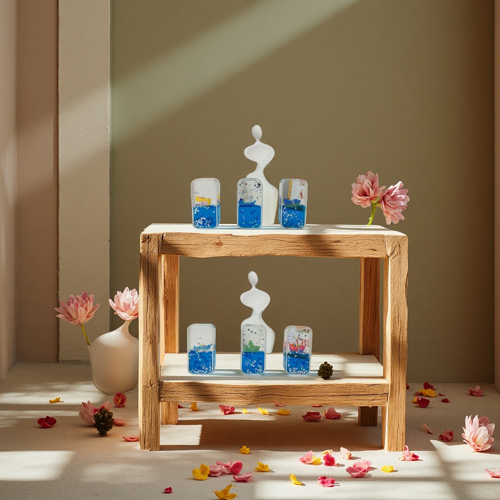 海洋系列创意小彩船冰箱贴