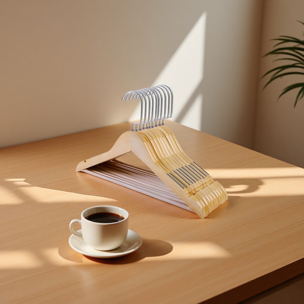 衣架/衣架木头/植绒儿童衣架/衣架套装/jk衣架产品图