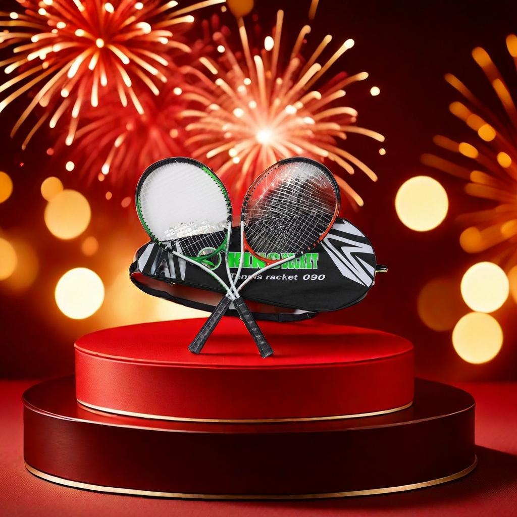 The lightweight and durable tennis racket for outdoor sports is suitable for beginners