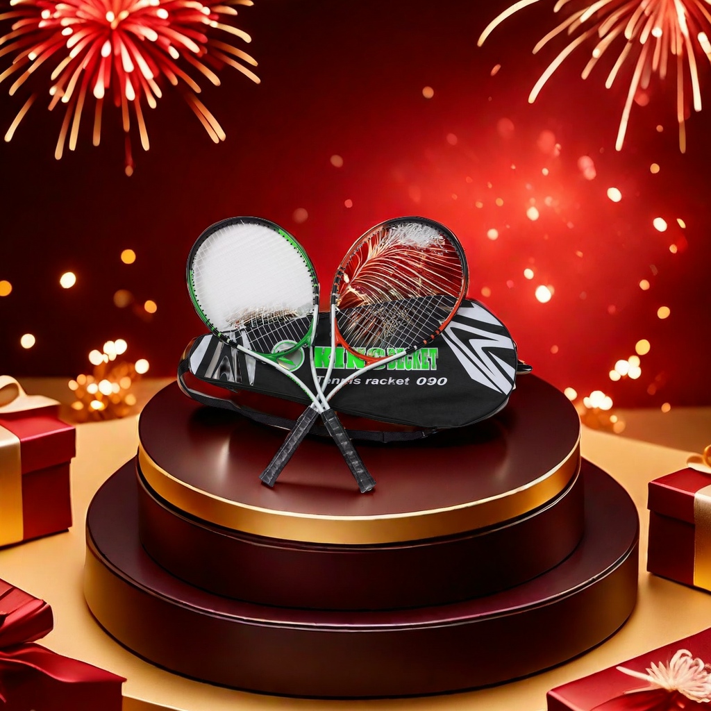 The lightweight and durable tennis racket for outdoor sports is suitable for beginners Application Scenario