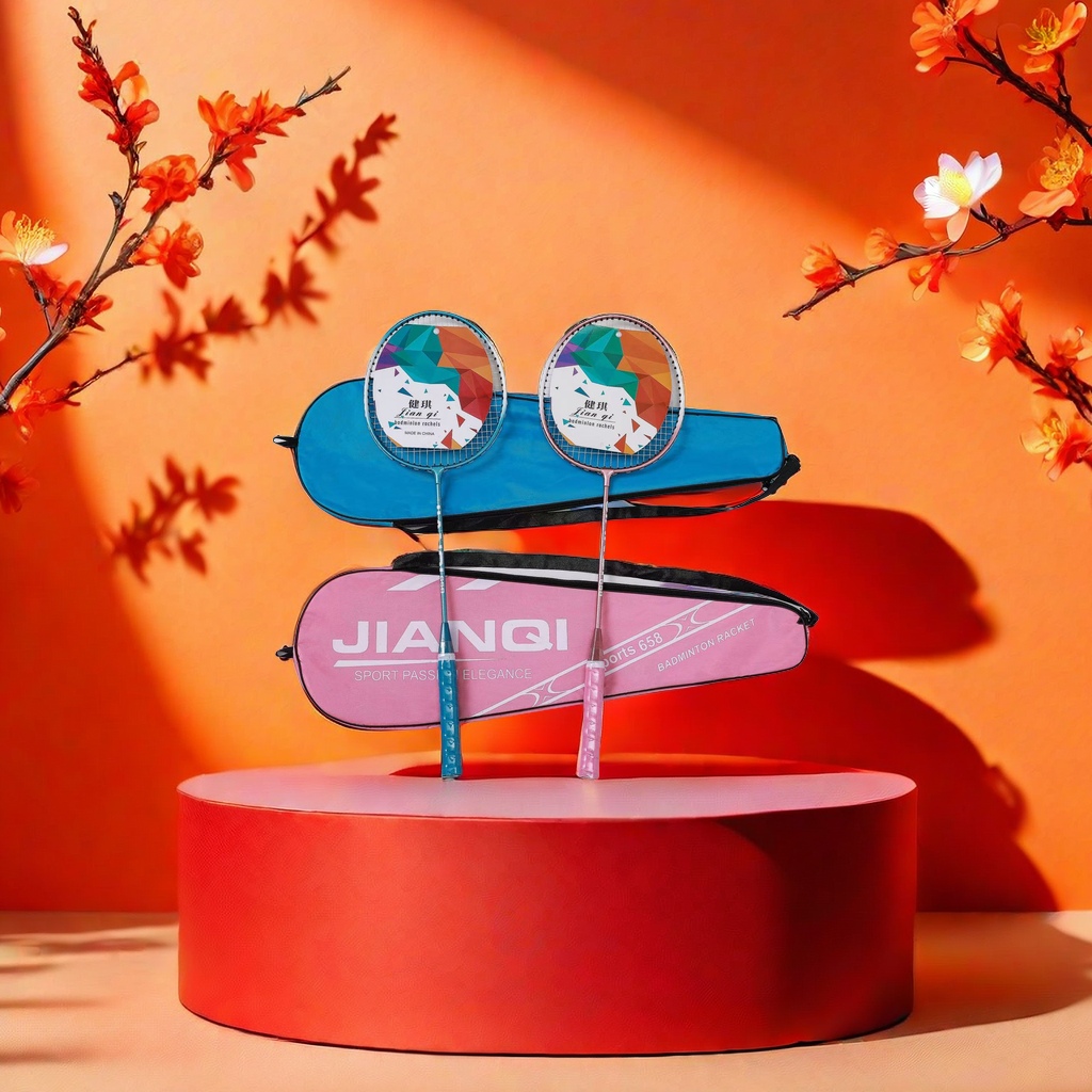 Professional badminton rackets are lightweight, durable, and suitable for sports training and competitions. They are easy to control throughout the court and are ideal for beginners, adults, and children