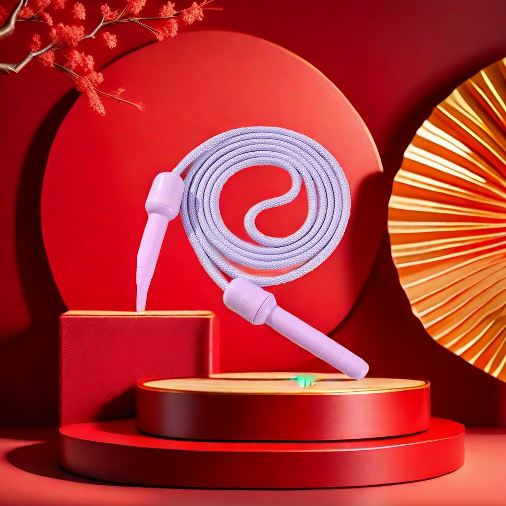 中考专用跳绳中学生运动健身器材巨尚体育品牌耐用手柄轻巧训练用品