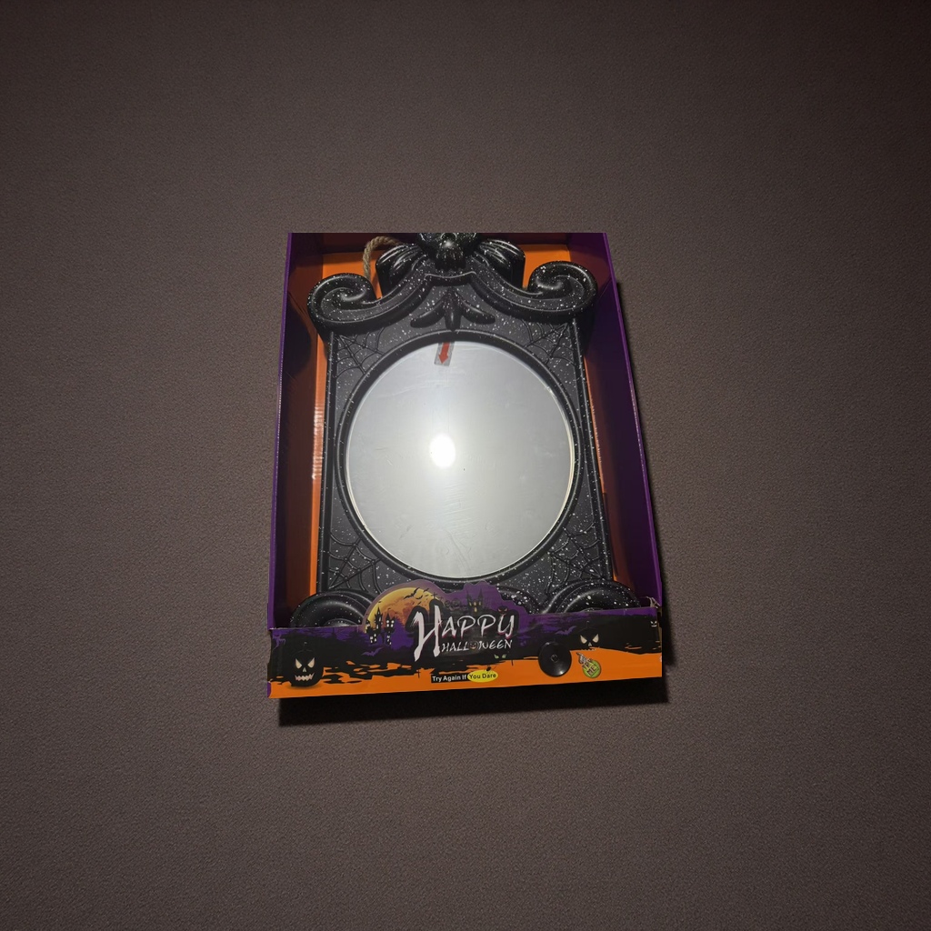 万圣节恐怖电动镜子装饰创意恐怖氛围万圣节派对必备装饰品