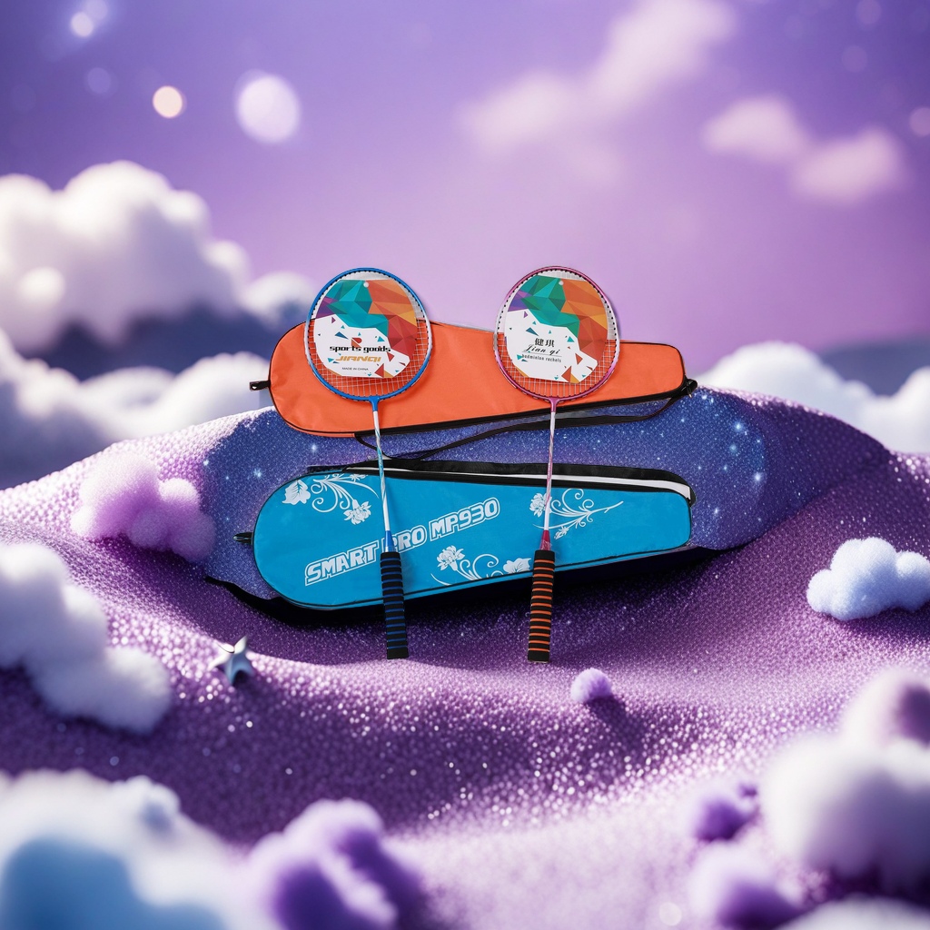 Professional badminton rackets are lightweight and durable. They are sports rackets, competitive training rackets, and are suitable for both men and women throughout the entire competition details Picture