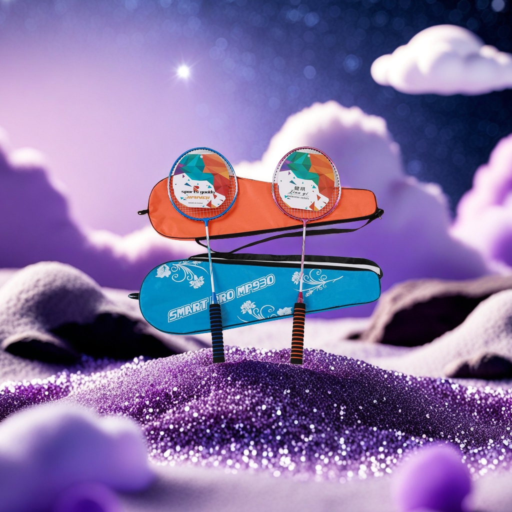 Professional badminton rackets are lightweight and durable, providing a comfortable feel for sports training and competitions