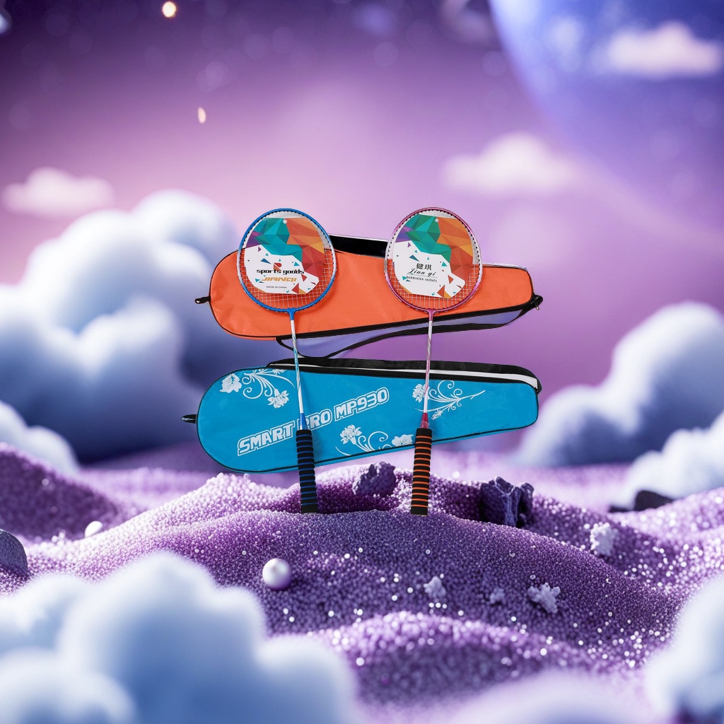 Professional badminton rackets are lightweight and durable, providing a comfortable feel for sports training and competitions details Picture