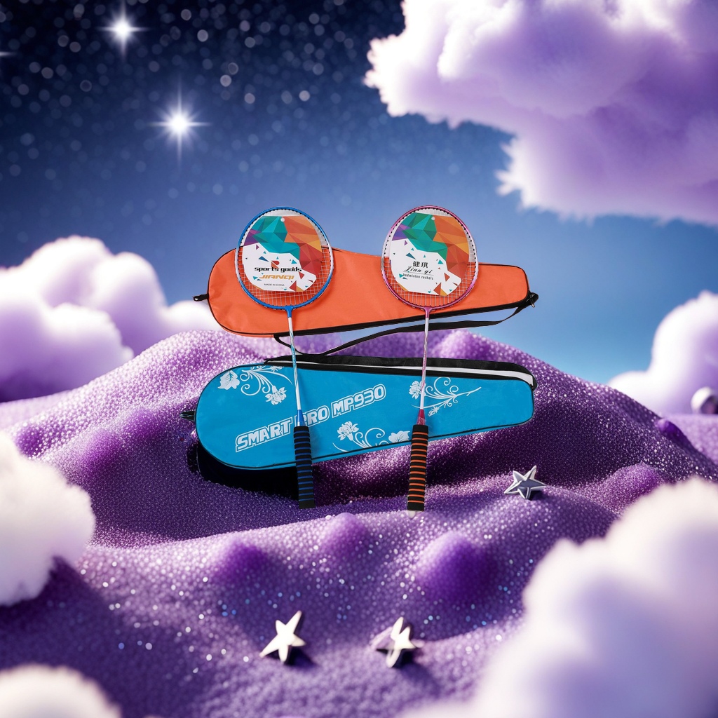 Professional badminton rackets are lightweight and durable, providing a comfortable feel for sports training and competitions Specification image