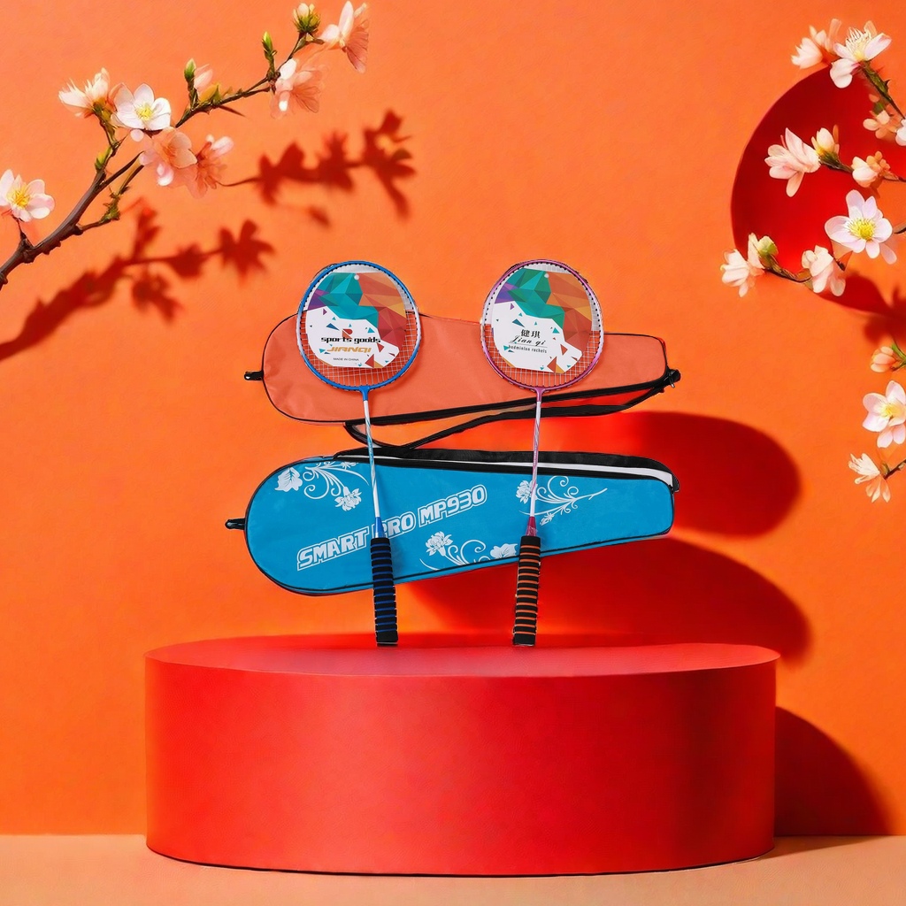 Durable professional badminton rackets, lightweight sports rackets, and competitive training rackets are suitable for beginners, adults, and children