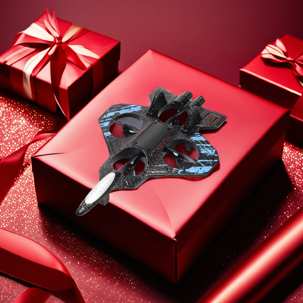 Foam drone, portable aerial photography toy, 4K high-definition camera, 3D rolling remote control aircraft details Picture