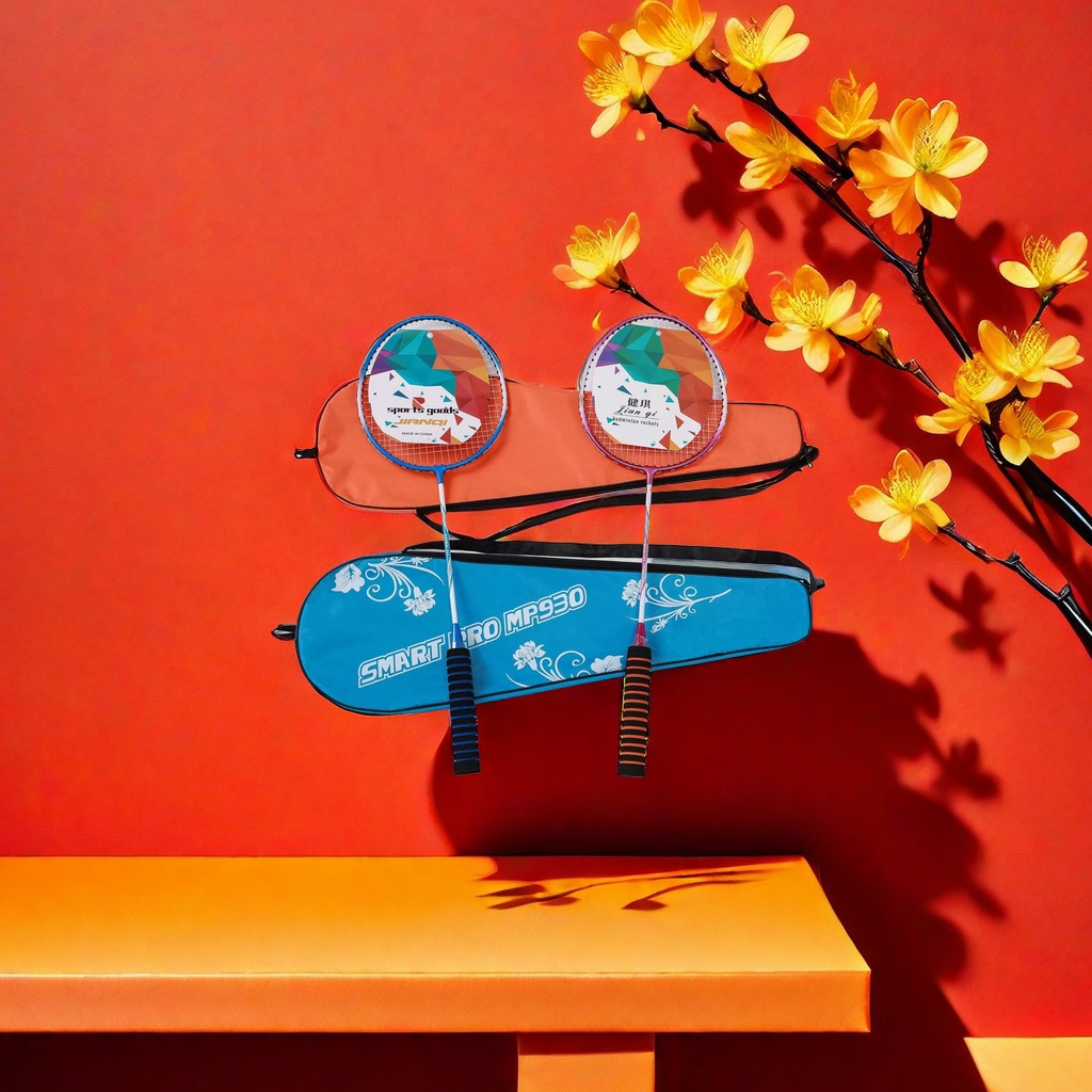 Badminton rackets, professional sports lightweight rackets, badminton equipment, light and durable sports equipment Application Scenario