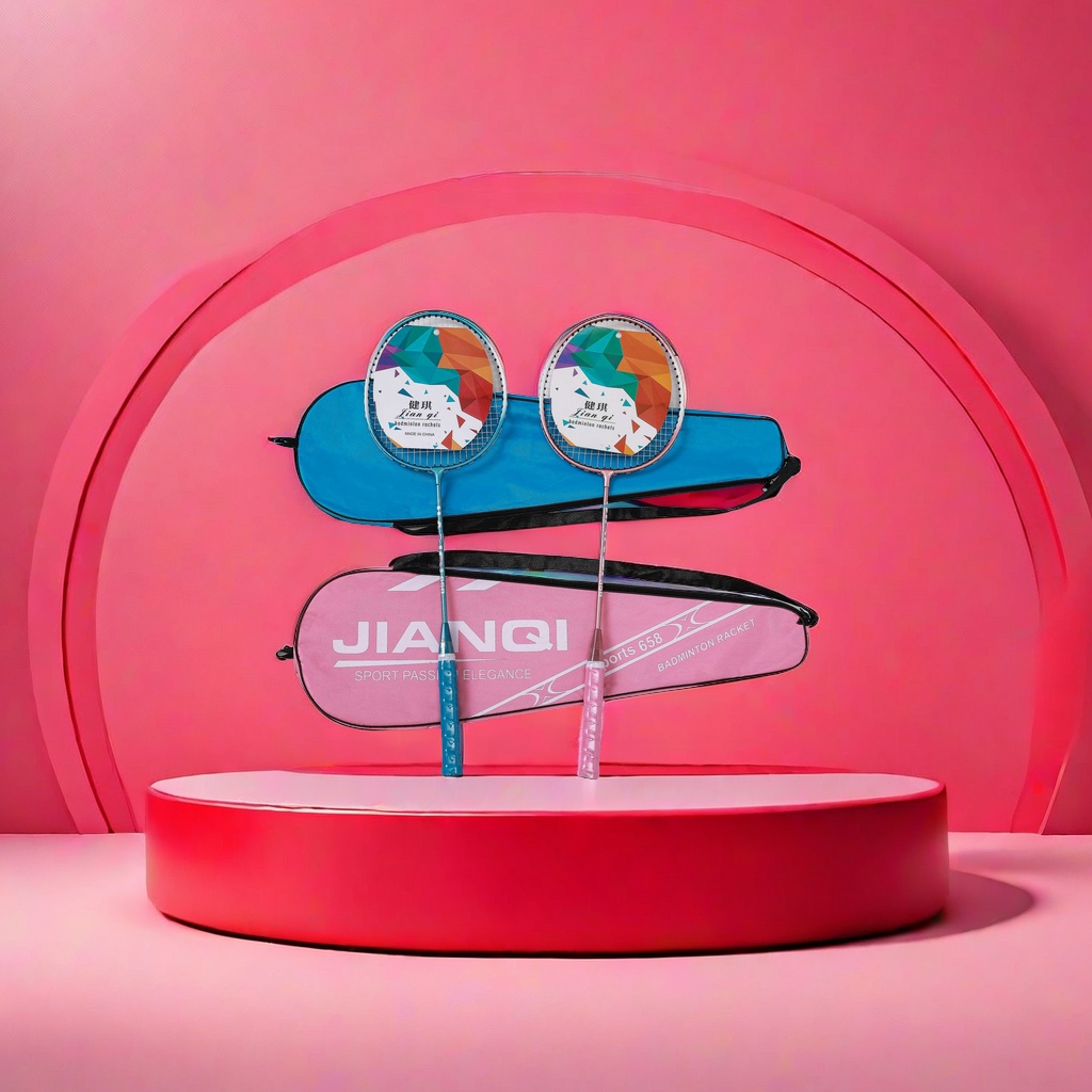 Badminton rackets are professional training equipment for badminton. They are lightweight, durable and highly elastic