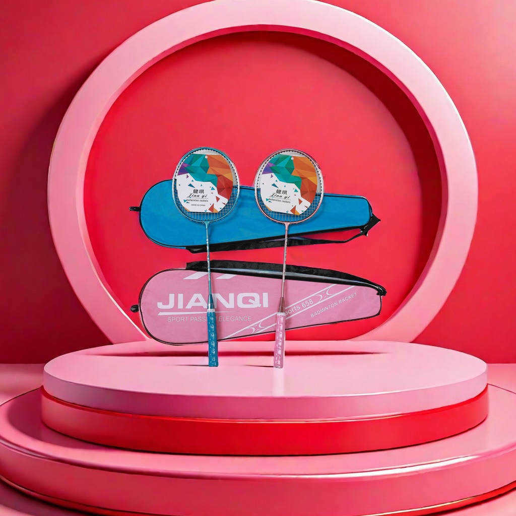 Badminton rackets are professional training equipment for badminton. They are lightweight, durable and highly elastic Specification image