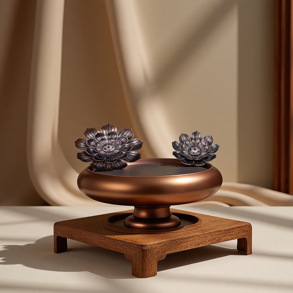 Copper alloy porous lotus flower insert Specification image