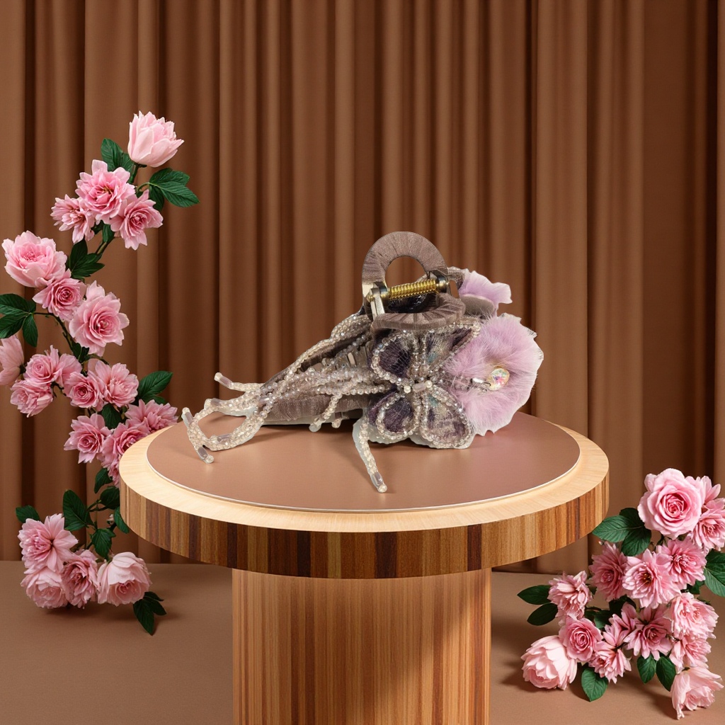 Female Korean-style fashionable hair clips, hair bands, hair accessories, trendy decorative items, hair ties
