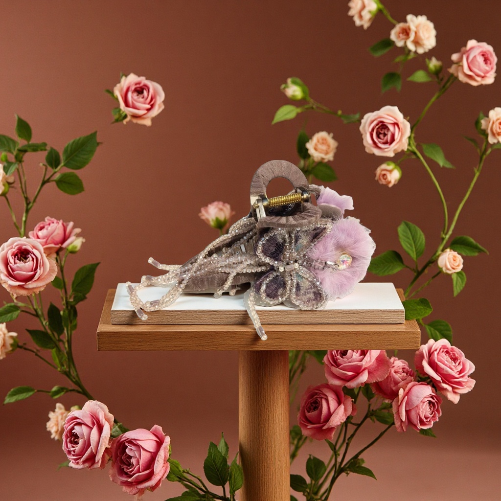 Female Korean-style fashionable hair clips, hair bands, hair accessories, trendy decorative items, hair ties Specification image