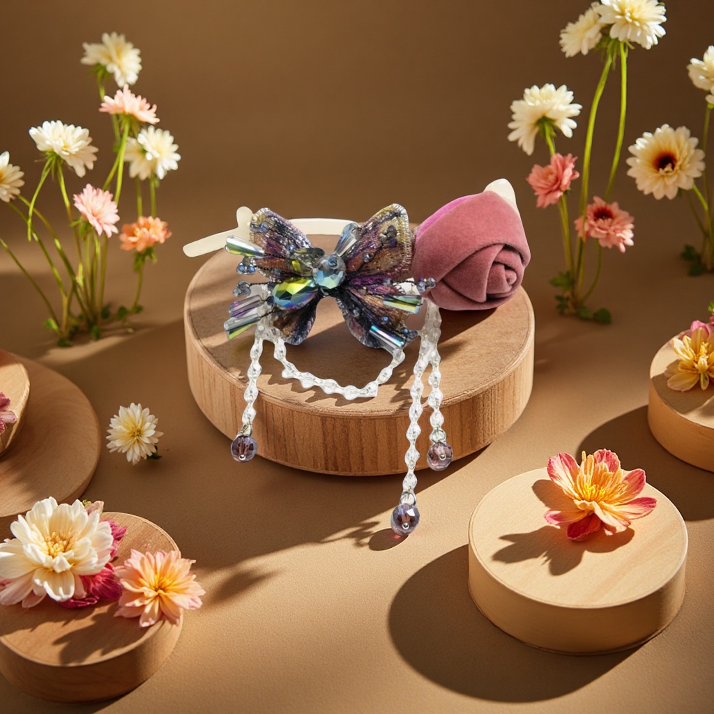 Headwear, girls' hair accessories, fashionable hair clips, simple hair bands, hair accessory sets, Korean style trend Application Scenario