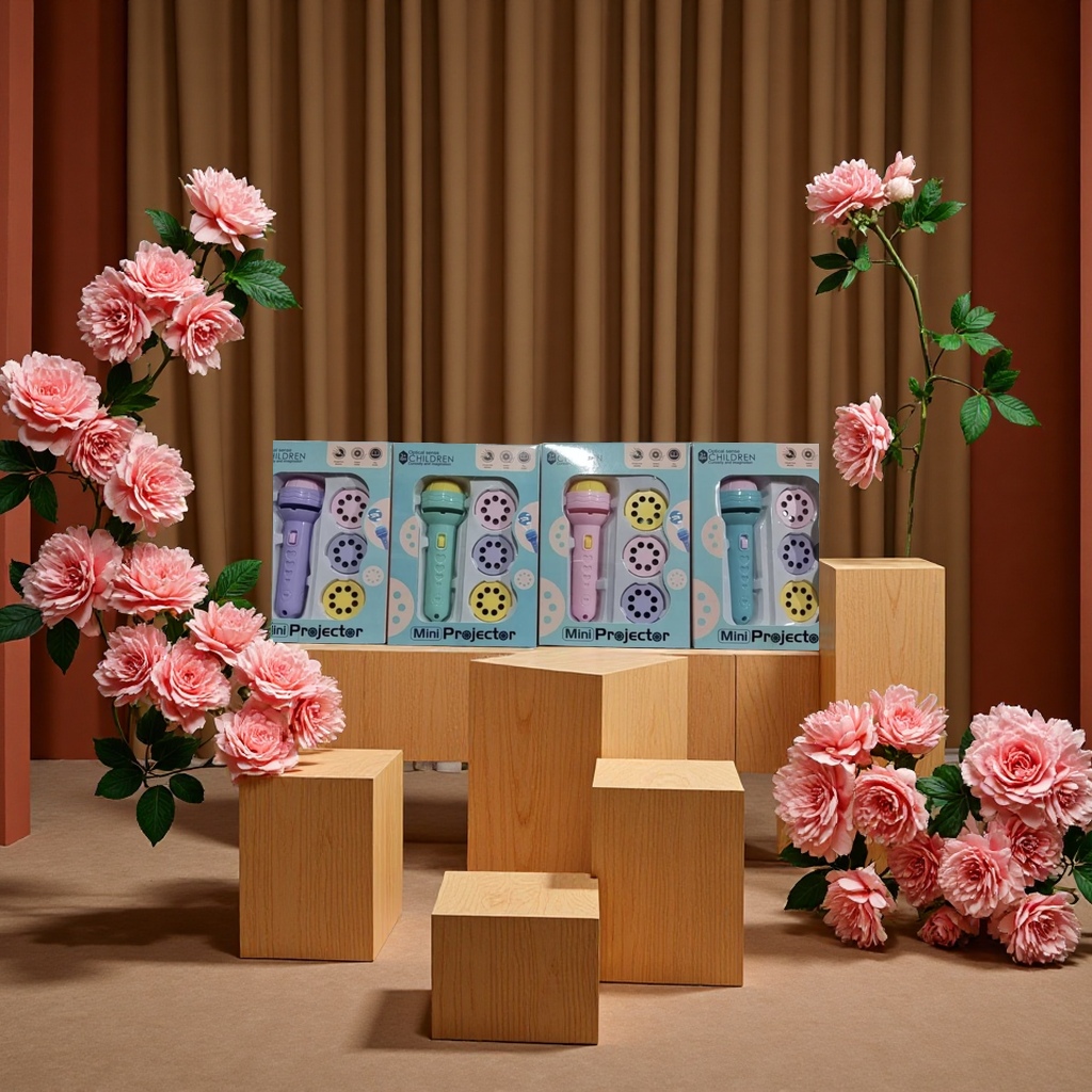 投影手电筒玩具 便携儿童益智早教灯泡创意详情图2