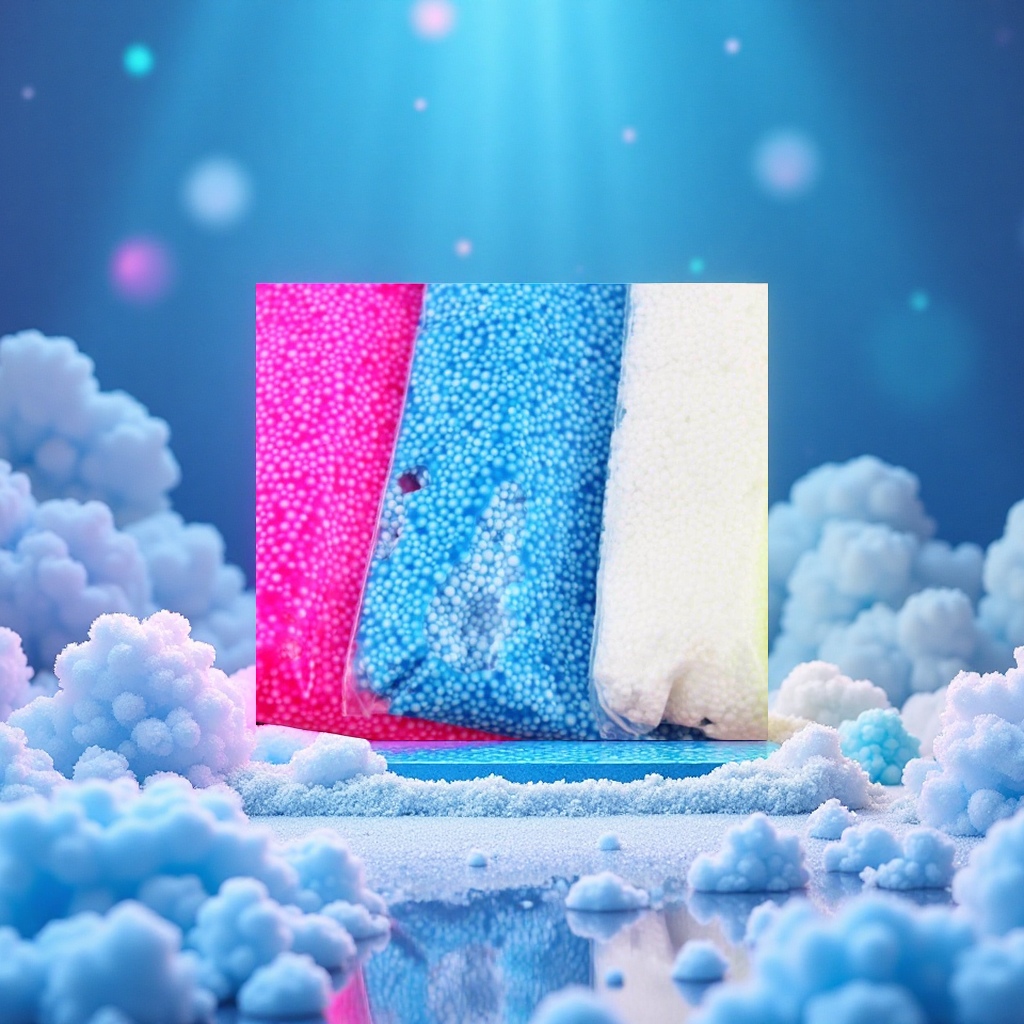 史莱姆0.6-0.8㎜细小泡沫粒子细节图