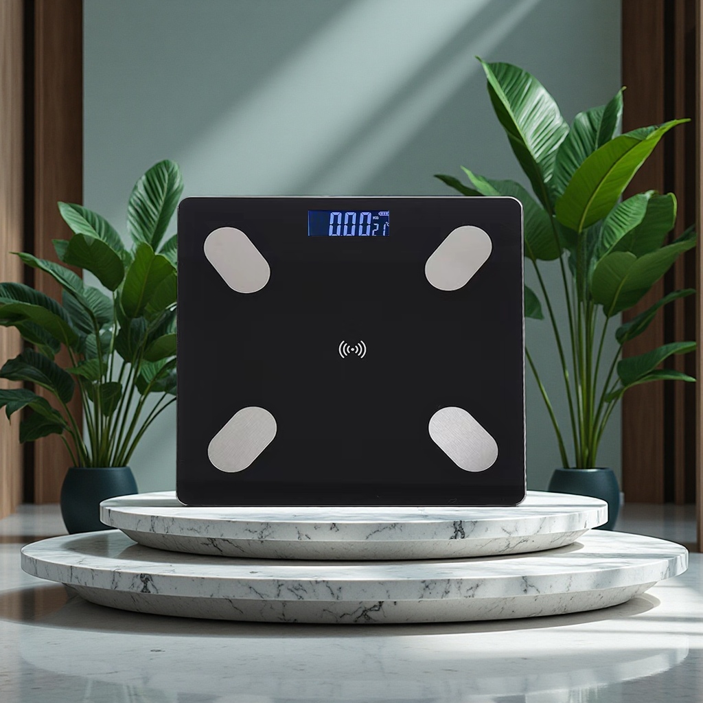 蓝牙智能体脂秤 体脂测量精准健康监测多维数据同步