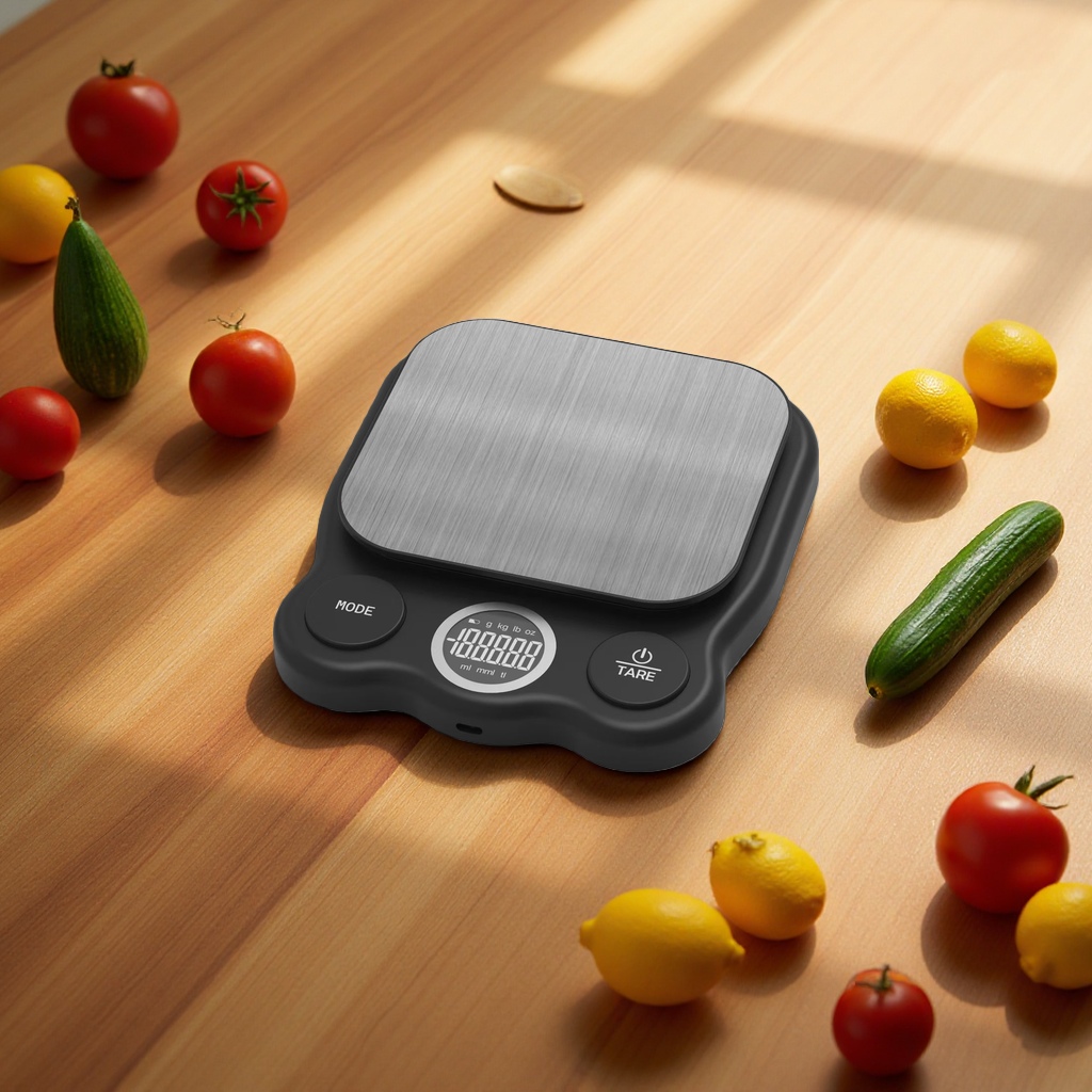 Kitchen scale, electronic scale, portable electronic scale, accurate weighing for household kitchen utensils details Picture