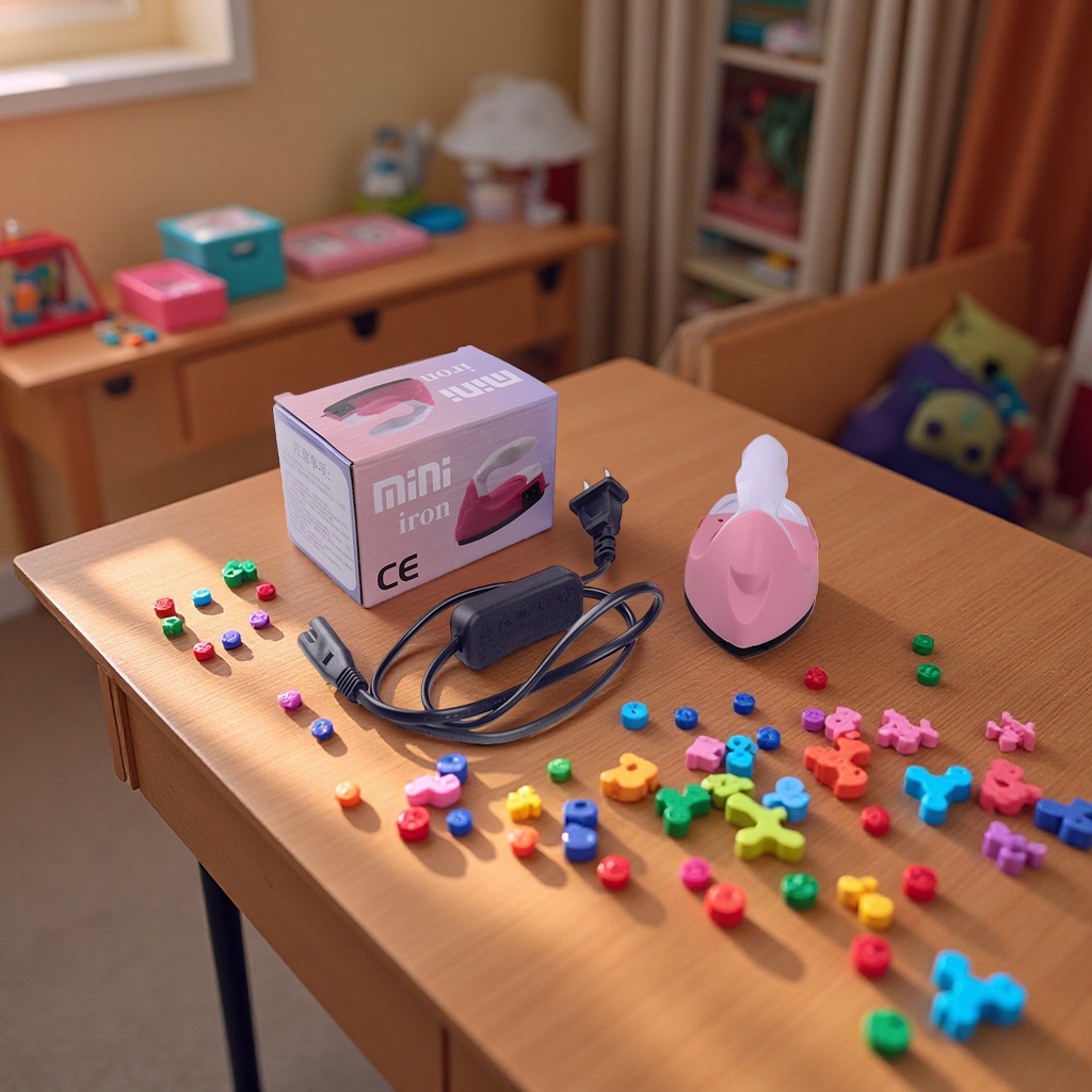 拼豆豆专用迷你电熨斗diy插电式工具包儿童家用电器生活电器