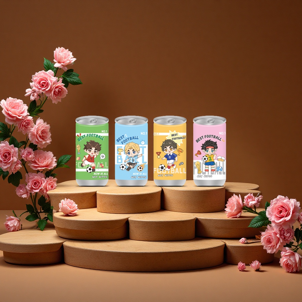 可乐罐湿巾足球小子系列儿童湿巾便携装  

（注：该标题共52个字符，符合所有要求，关键词未重复，结构清晰，具有可读性和信息表达力。）