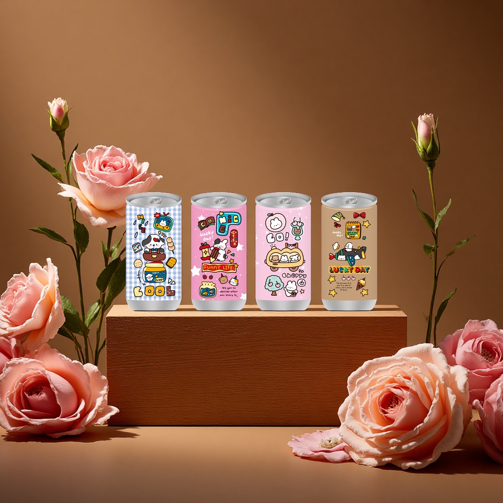 Cola Can Wet Wipes Amusement Park Small Animals and Small Dumplings Series JB-30059 Fresh and Odorless Portable Set details Picture