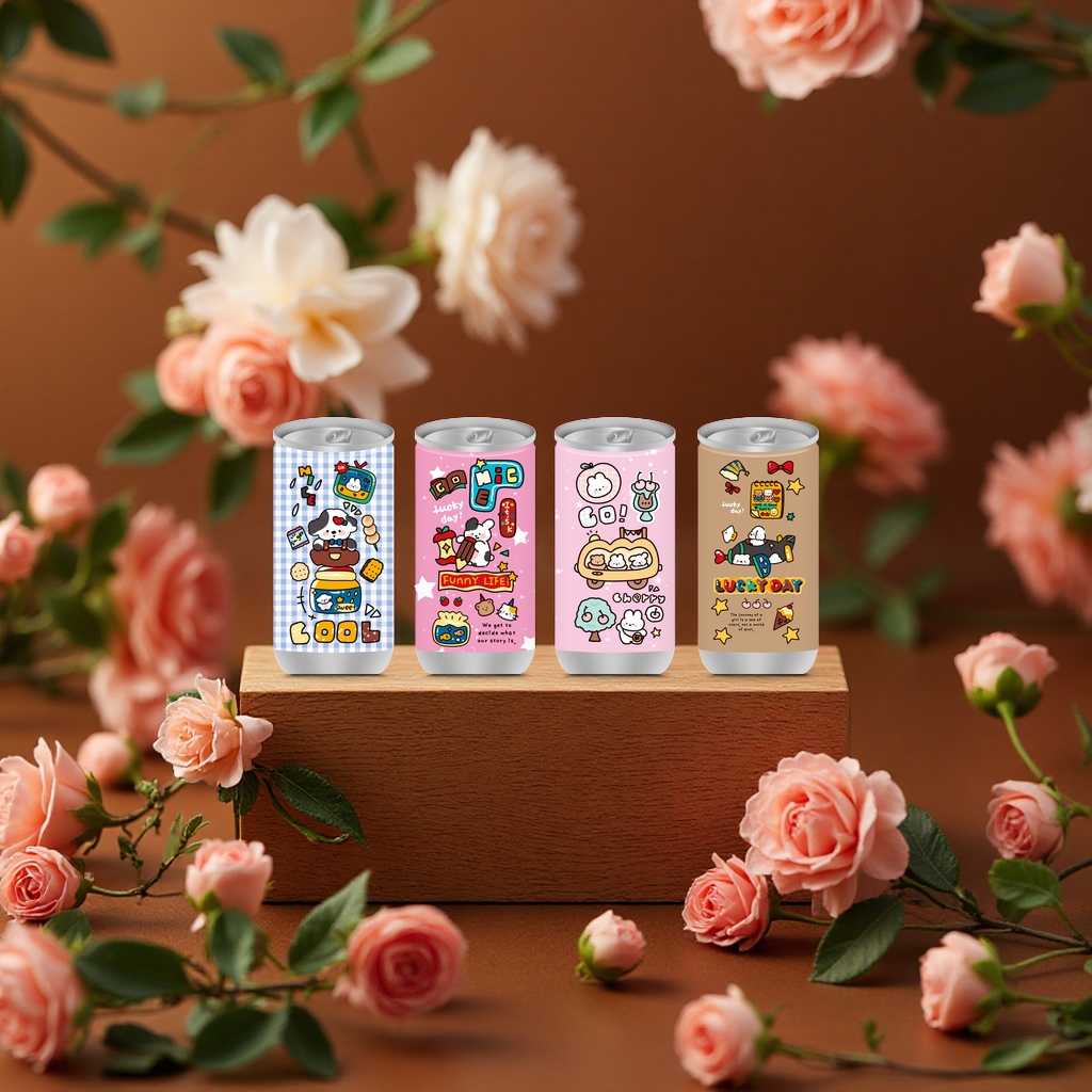 Cola Can Wet Wipes Amusement Park Small Animals and Small Dumplings Series JB-30059 Fresh and Odorless Portable Set Application Scenario