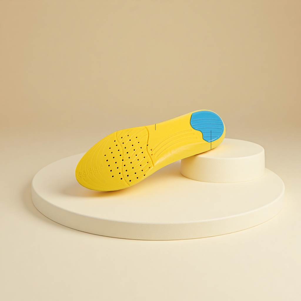 The PU shock-absorbing insoles are comfortable, cushioning, anti-slip and wear-resistant, suitable for both men and women for daily sports details Picture