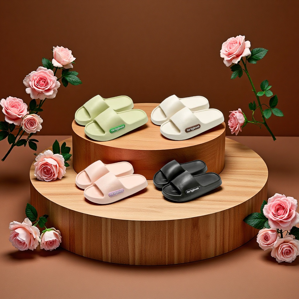 EVA高弹室内男女拖鞋 轻便防滑柔软舒适居家拖鞋