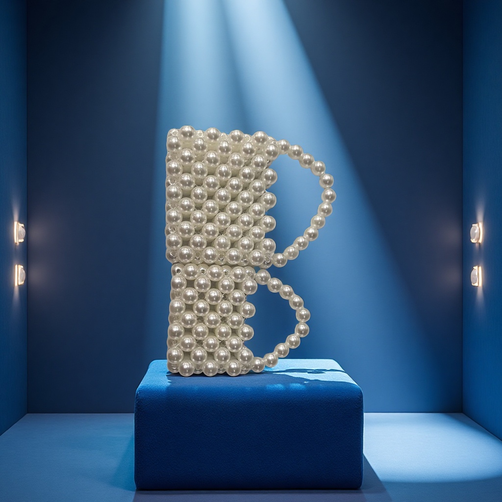 纯手工珍珠小包产品图