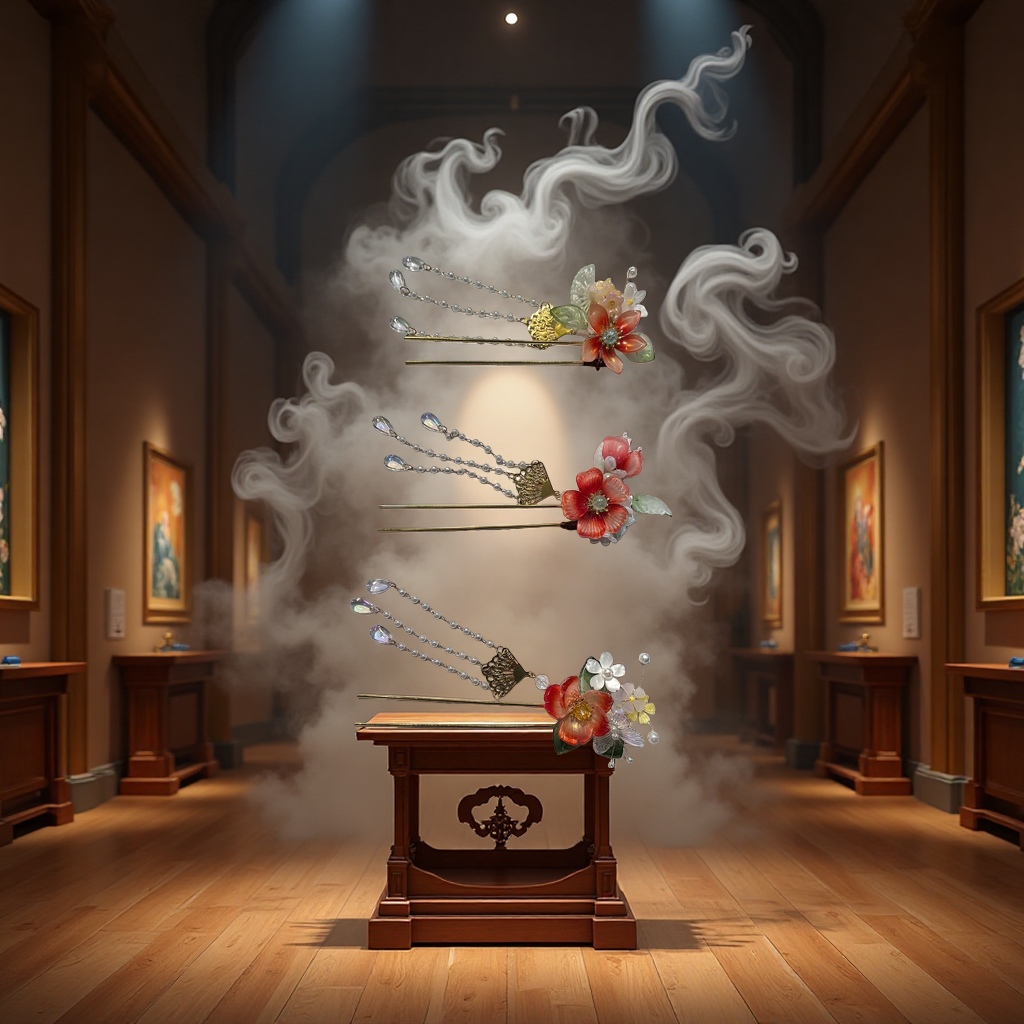 古风发簪，女神节礼物细节图