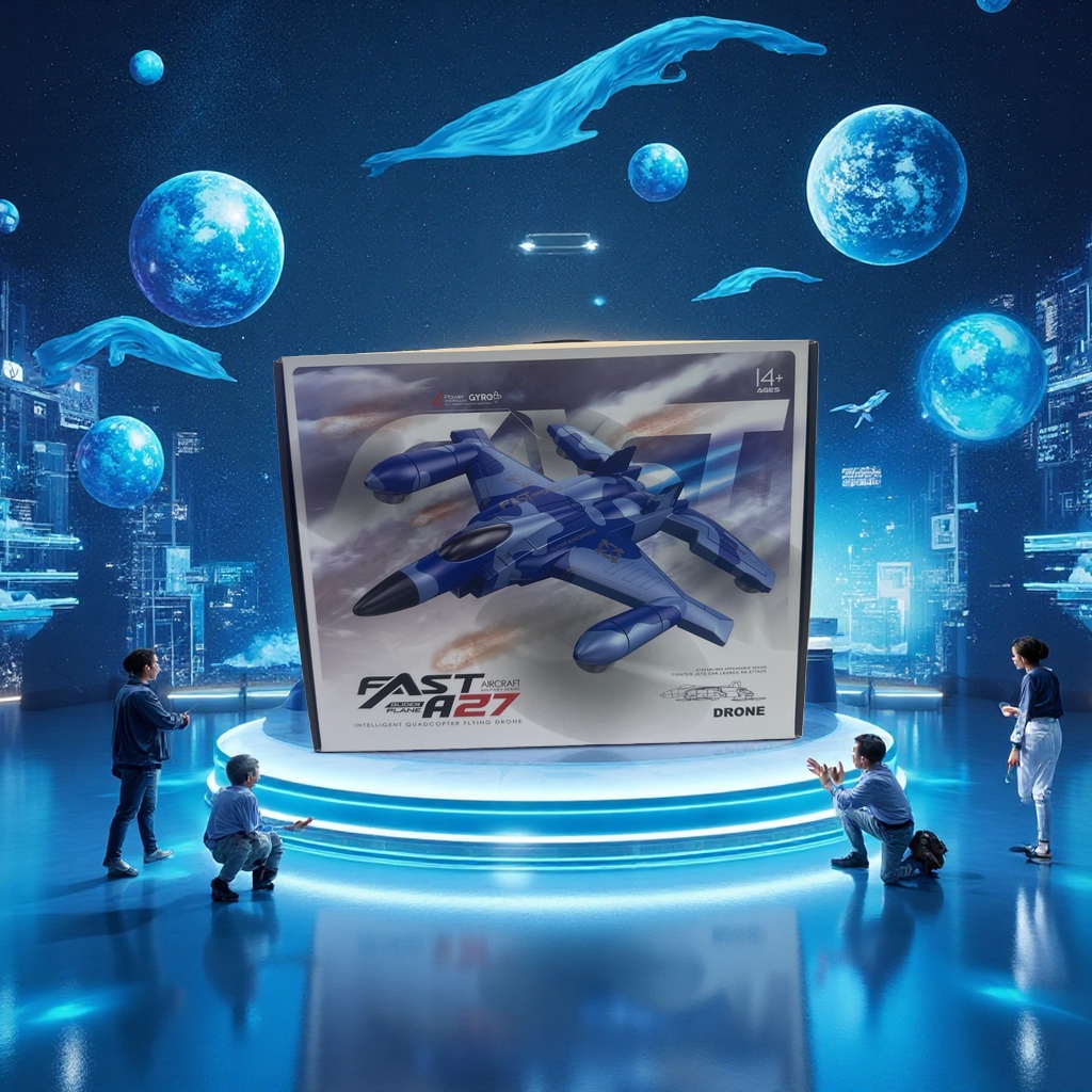 无人机科技背景的飞行器探索之旅