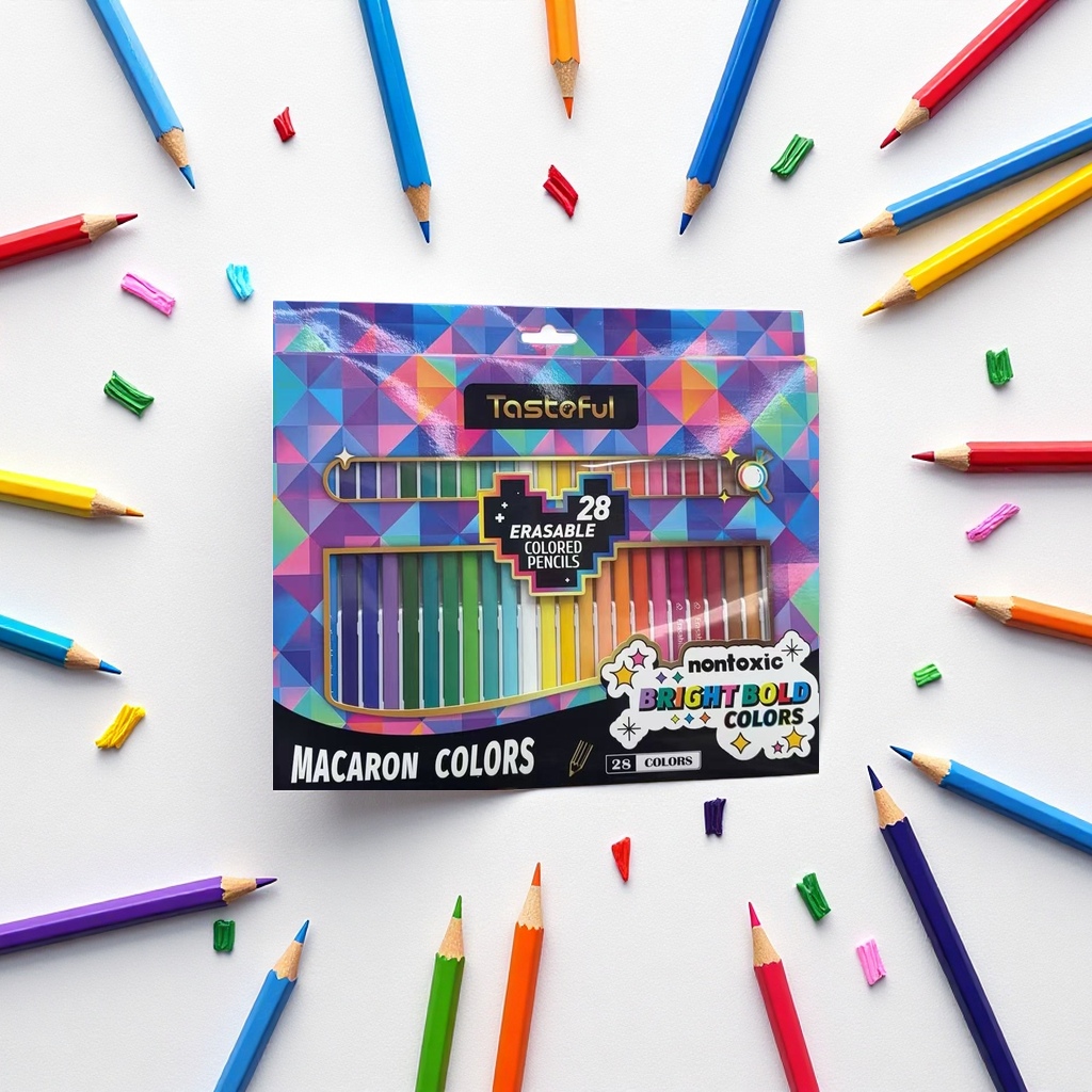 28色彩铅儿童绘画彩色铅笔学生美术用品