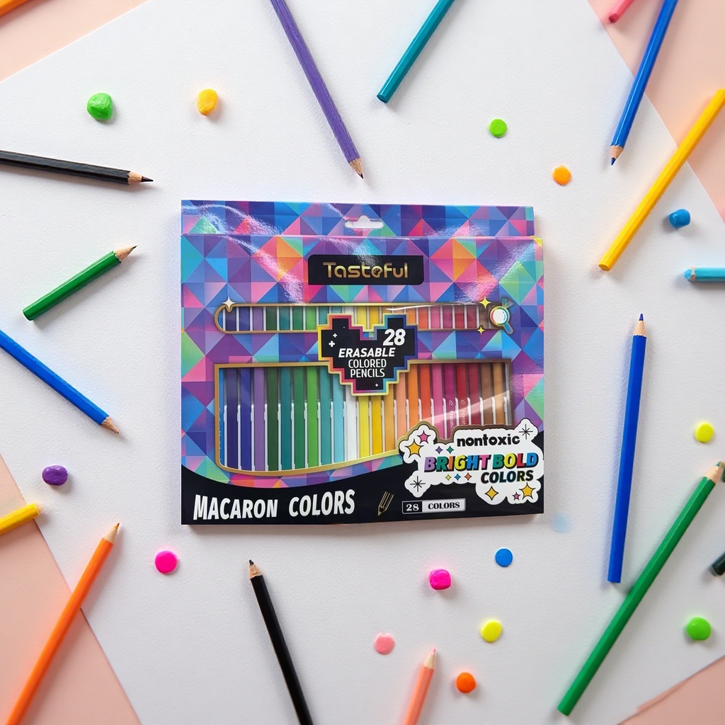 28色彩铅儿童绘画彩色铅笔学生美术用品细节图