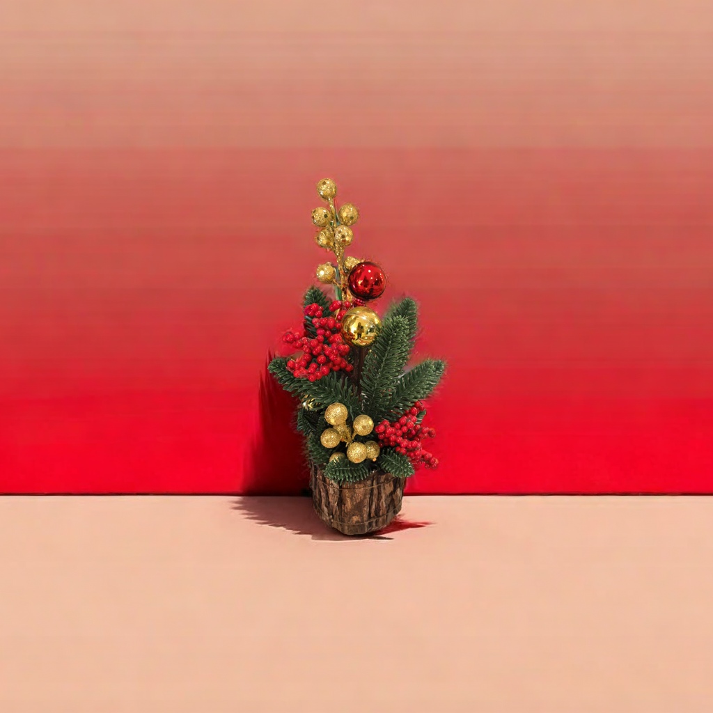 Christmas culture office supplies, Christmas tree decoration flowers, global bow, nutcracker Application Scenario