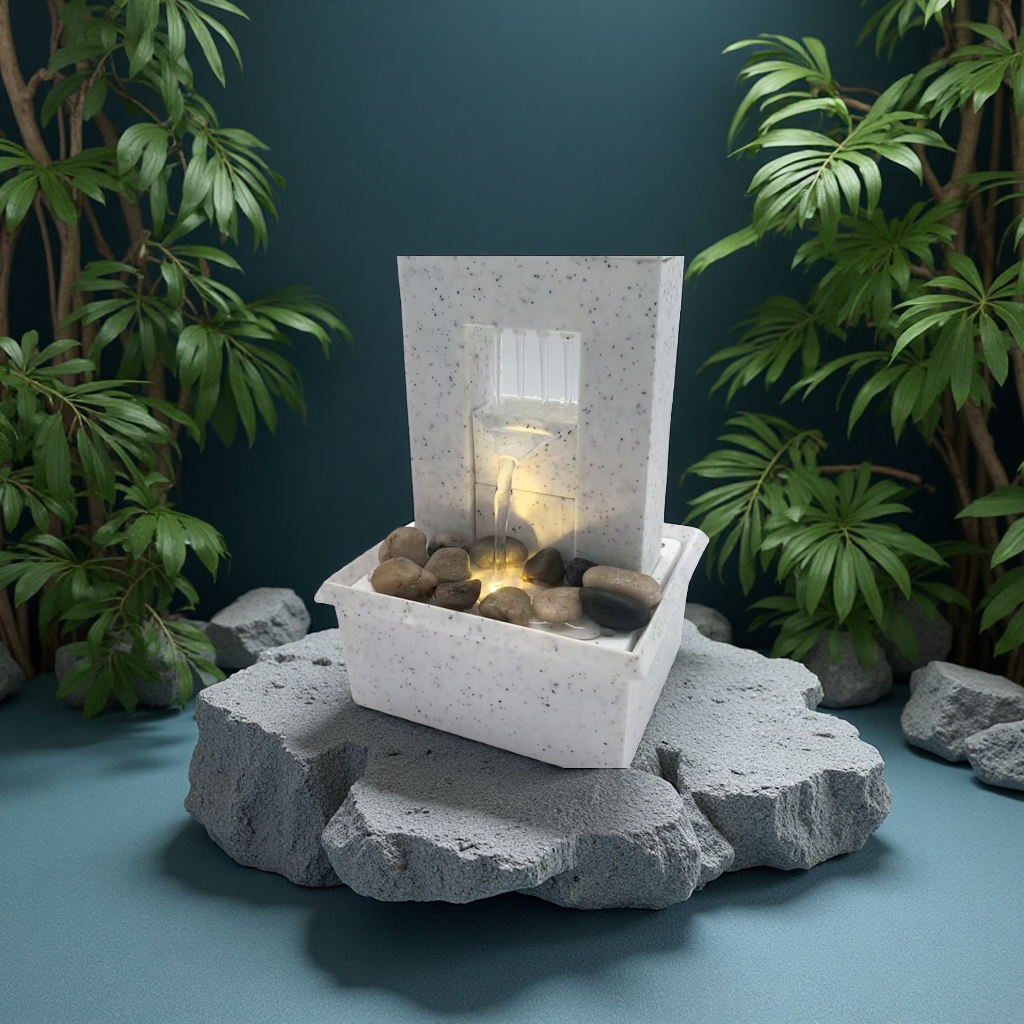 Water flow ornaments, fountain landscape project, household decorative water feature 180g Specification image