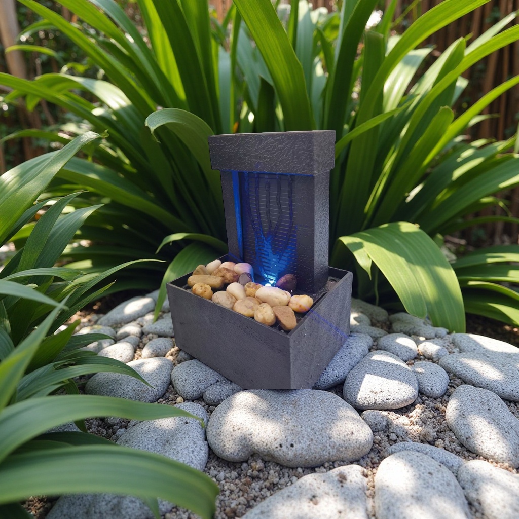 Water flow ornaments, fountain landscape project, household decorative water feature 180g Application Scenario