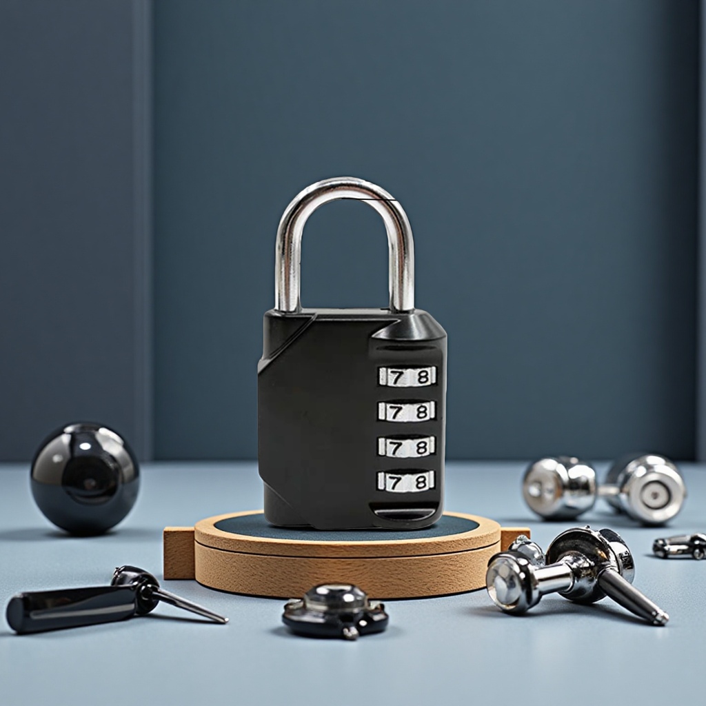Zinc alloy metal password padlocks, luggage, backpacks, gym cabinets, doors and Windows, anti-theft locks, home decoration building materials locks Specification image