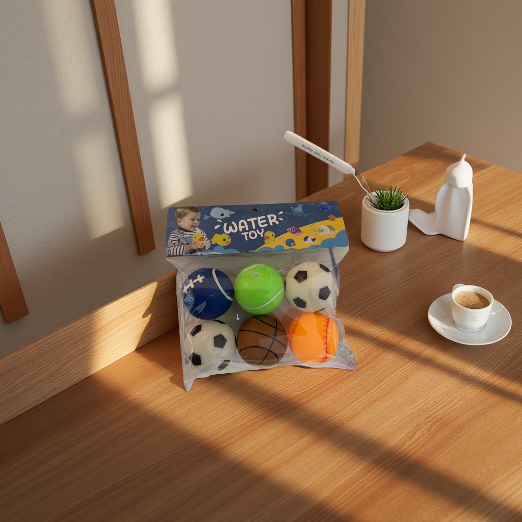 宝宝玩具球防咬耐摔软胶玩具球适合0岁婴儿学步球公园户外玩的玩具产品图