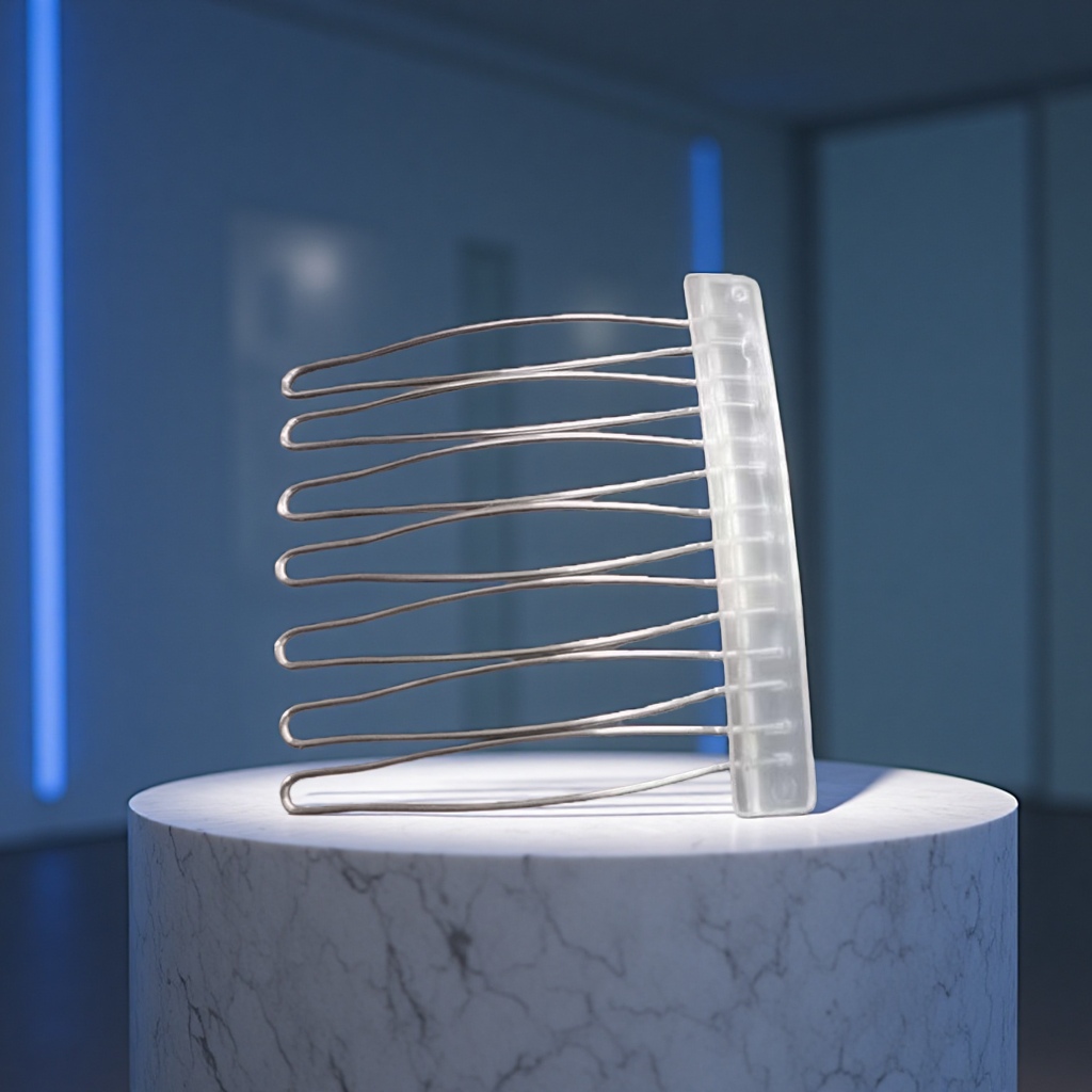 7-tooth stainless steel hair comb accessories Specification image
