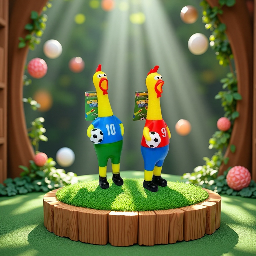 玩具 足球尖叫鸡产品图